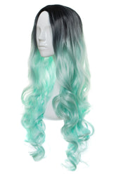 Peruca  Selena Ombre Turcoaz